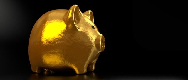 Retirement Savings Piggy Bank